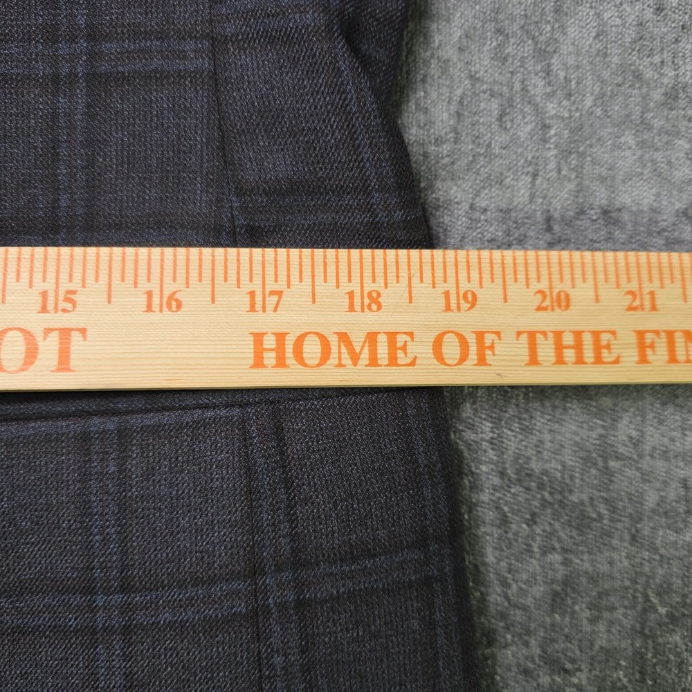 Ralph‎ Lauren Black Label Sport Coat Mens 38R Windowpane Blazer Suit Jacket Gray - Picture 4 of 13